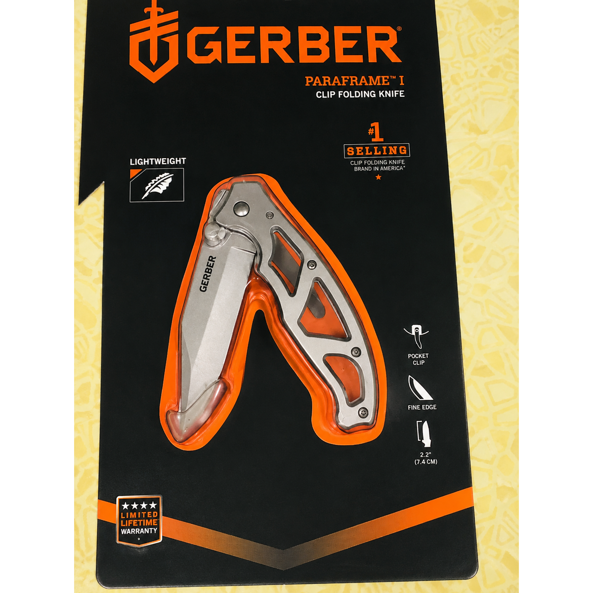 PARAFRAME I - STAINLESS, PLAIN EDGE-Gerber-Awesome Adventures Colorado
