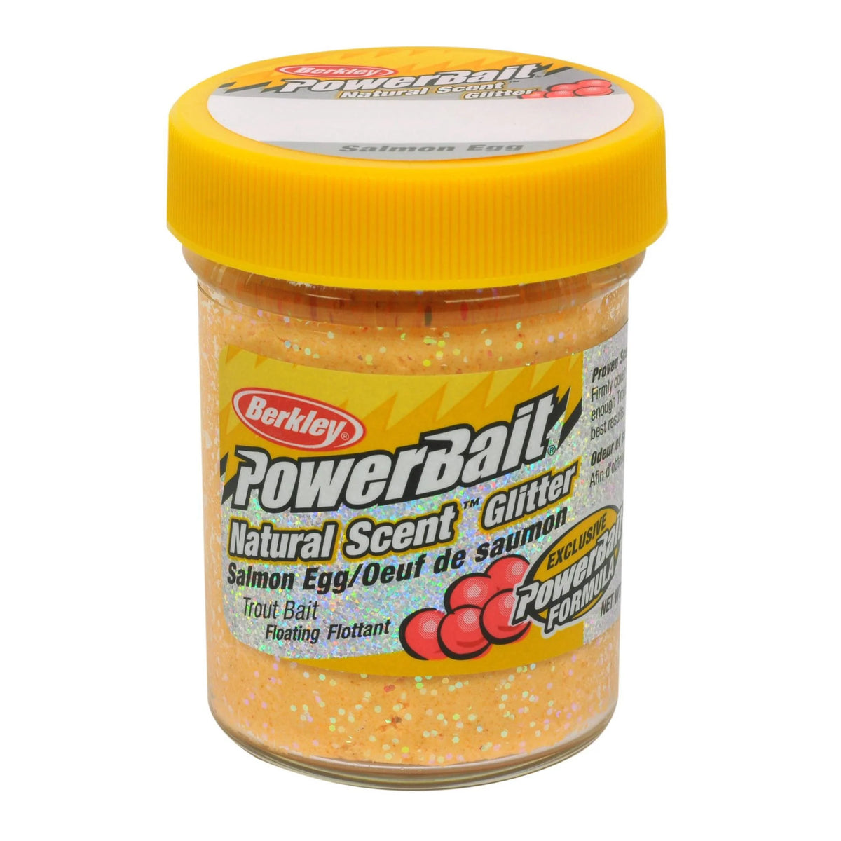 Berkley PowerBait Natural Scent Glitter Salmon Egg Red Trout Bait 1.75oz Jar-Berkley-Awesome Adventures Colorado