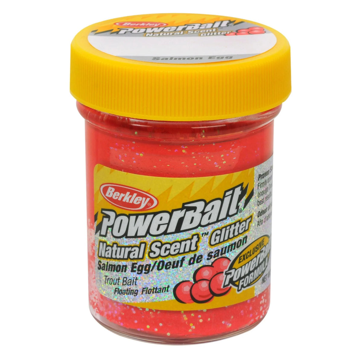 Berkley PowerBait Natural Scent Glitter Salmon Egg Red Trout Bait 1.75oz Jar-Berkley-Awesome Adventures Colorado