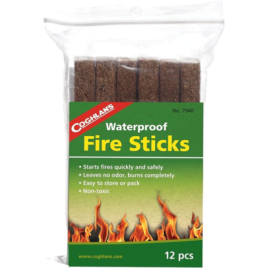 Coghlan's Waterproof Fire Sticks (12 Pack), Non-toxic Odorless Survival-Coghlan's-Awesome Adventures Colorado