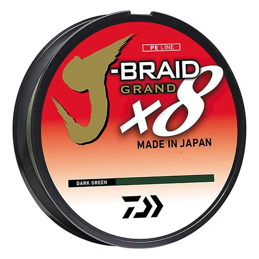 Daiwa J-Braid x8 30lb/ 150 Yards Dark Green Braided Fishing Line-Daiwa-Awesome Adventures Colorado