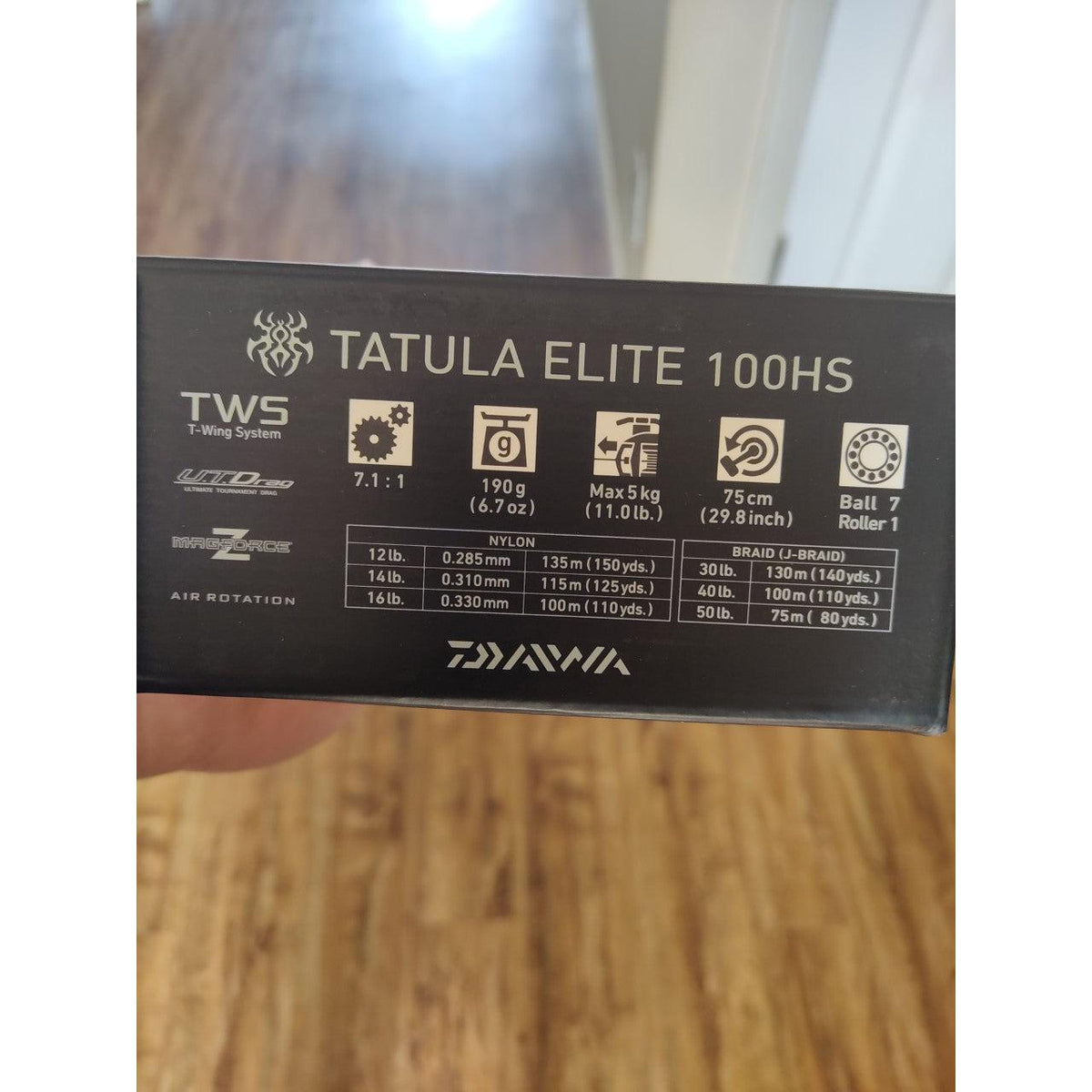 Daiwa Tatula Elite 100 Baitcasting Reel Right hand 7.1:1 TAEL100HS-Daiwa-Awesome Adventures Colorado