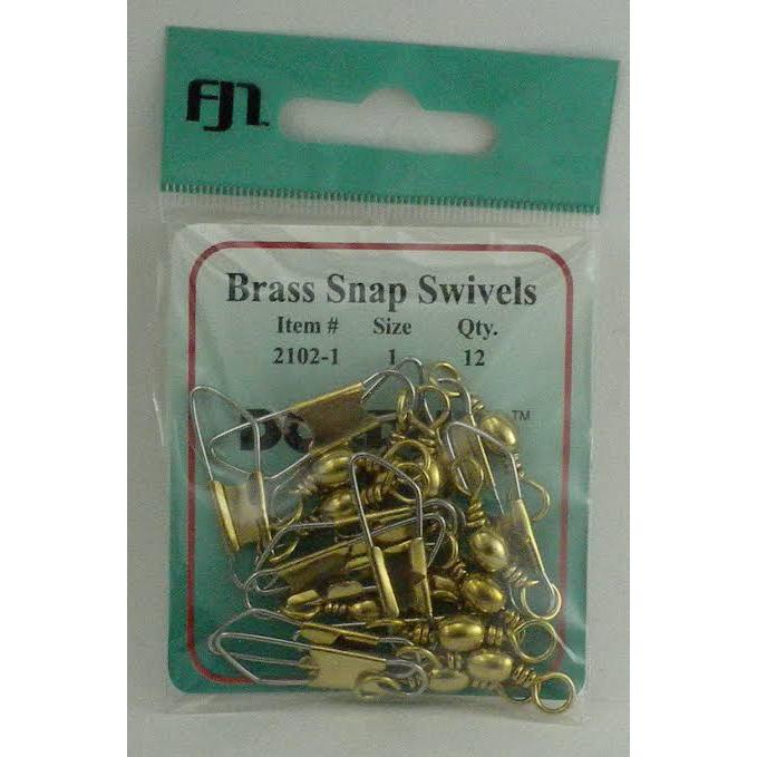 Dolphin Brass Snap Swivels-Dolphin-Awesome Adventures Colorado