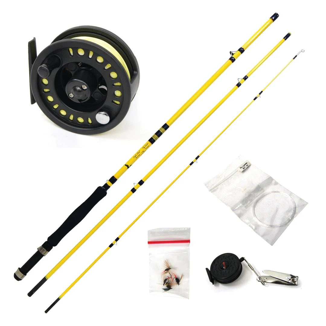 Eagle Claw Ready To Fish Fly Combo 8' 0" With Accessories MSFLY8B-Eagle Claw-Awesome Adventures Colorado