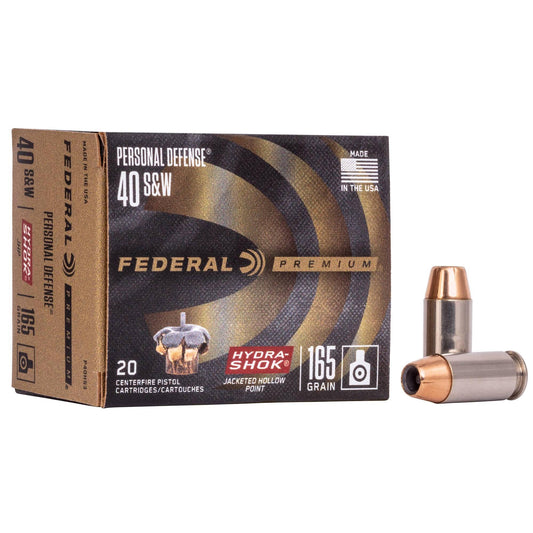 Federal Ammunition 40 S&W 165 grain FMJ 50 round box-Federal-Awesome Adventures Colorado
