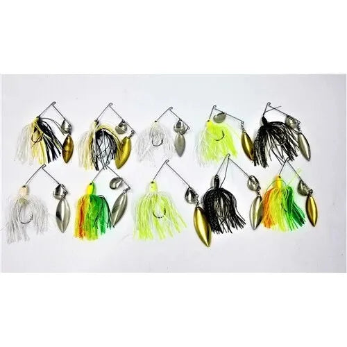 Lost Loot Pack of 10 Pro Select SpinnerBait Lures-Lost Loot-Awesome Adventures Colorado